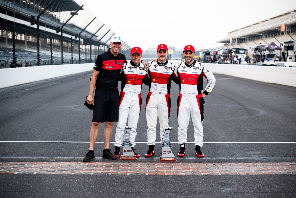 Hjerteskærende IMSA-afslutning for Frederik Schandorff. 
(Foto: Inception Racing)